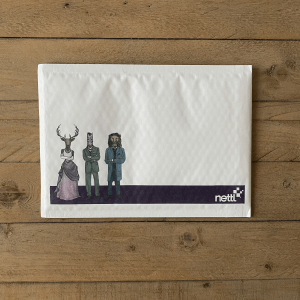 personalised bubble bag