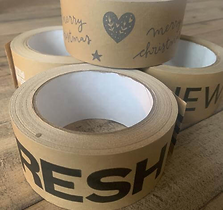 personalised kraft tape