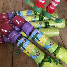 personalised Christmas crackers