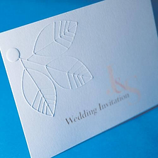 embossed business cards